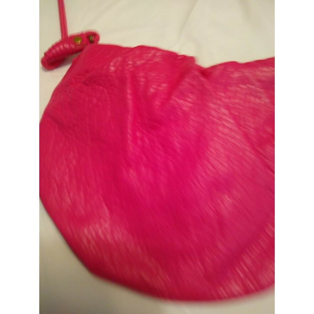 Pink faux Leather Shoulder Bag Purse CROSSBODY SPRING. Fun - Picture 2 of 9